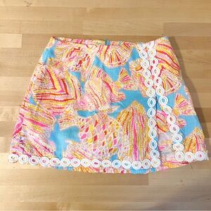 Lilly Pulitzer Breakwater Blue Tini Bikini Lenore Skort